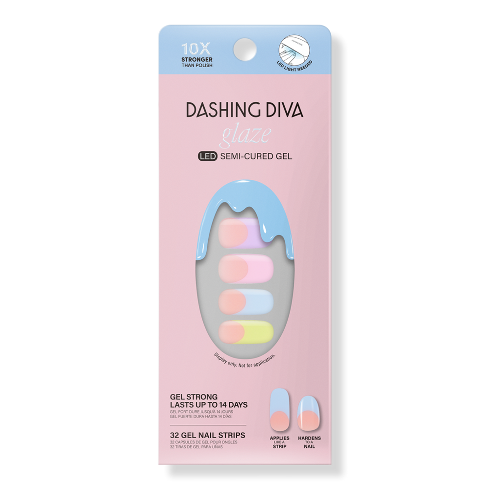 Dashing Diva Glaze Semi-cured Gel Art Summer Collection - Pastel Baby