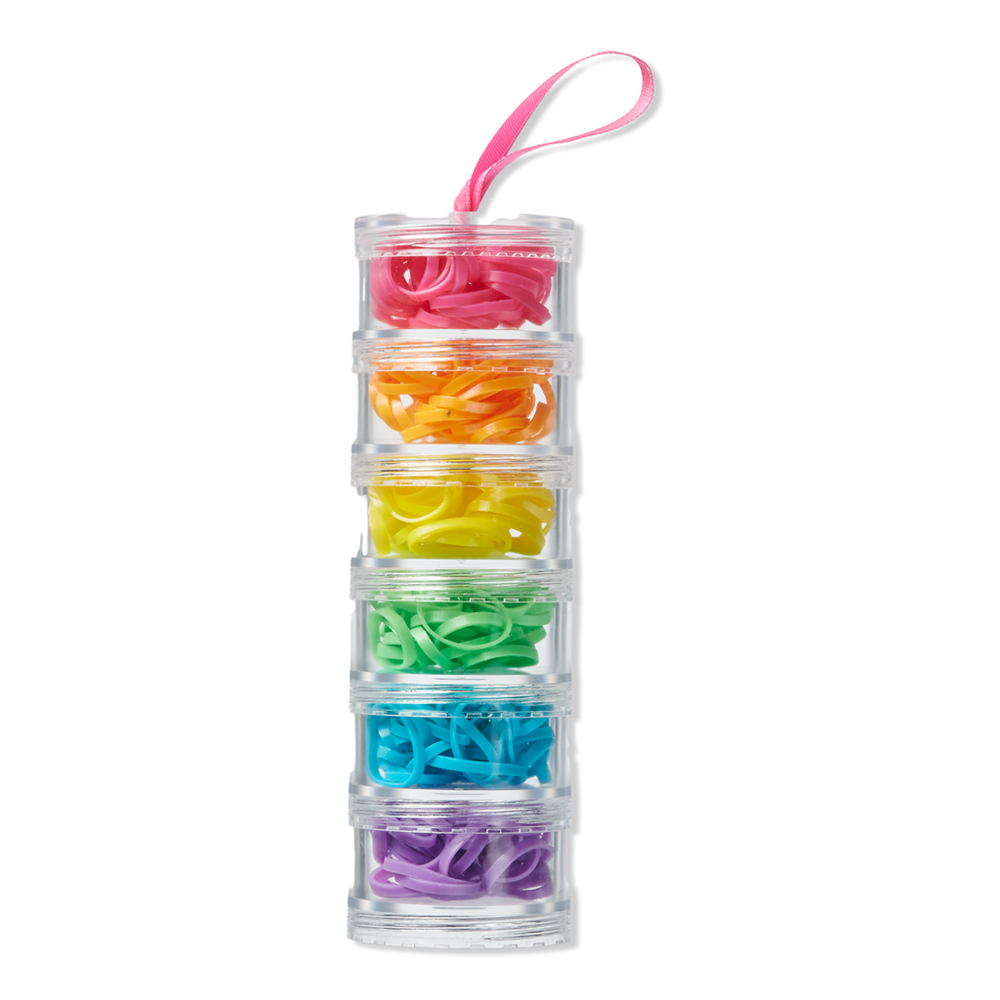 Scünci Colorful Polybands - Clear Jar