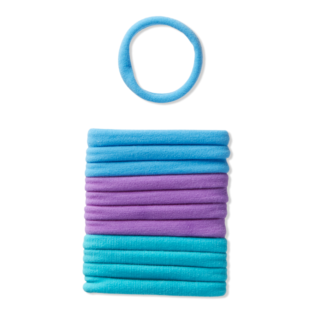Scünci Style Chemistry Hosiery Ponytailers - Blue/purple In Multi