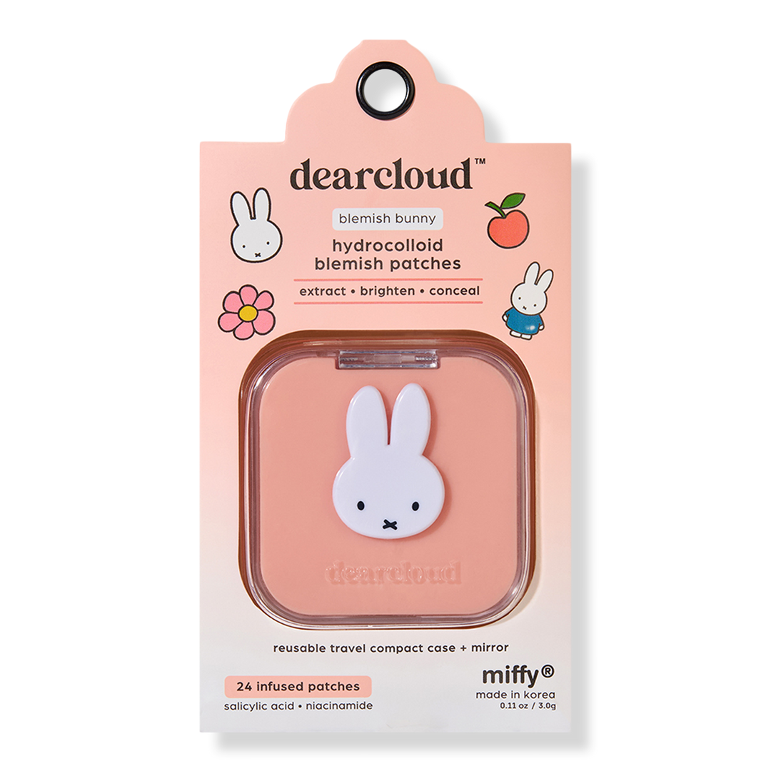 dearcloud Miffy Blemish Bunny Hydrocolloid Patches & Compact Case Set #1