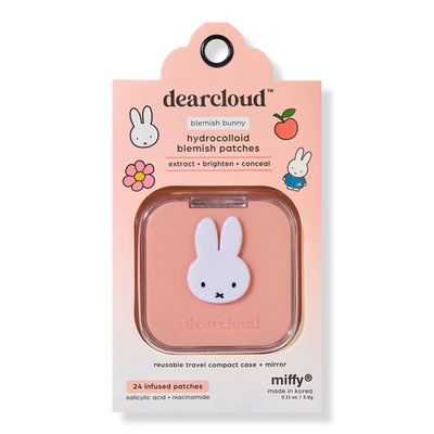 dearcloud Miffy Blemish Bunny Hydrocolloid Patches & Compact Case Set