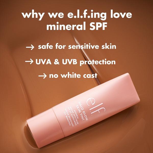 e.l.f. Cosmetics Halo Glow Skin Tint Mineral SPF 50 #8