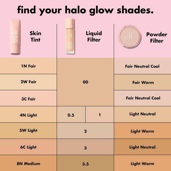 e.l.f. Cosmetics Halo Glow Skin Tint Mineral SPF 50 #5