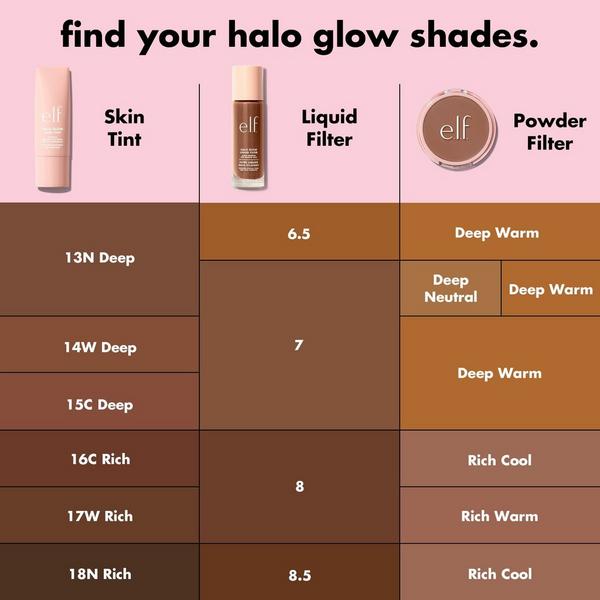 e.l.f. Cosmetics Halo Glow Skin Tint Mineral SPF 50 #5