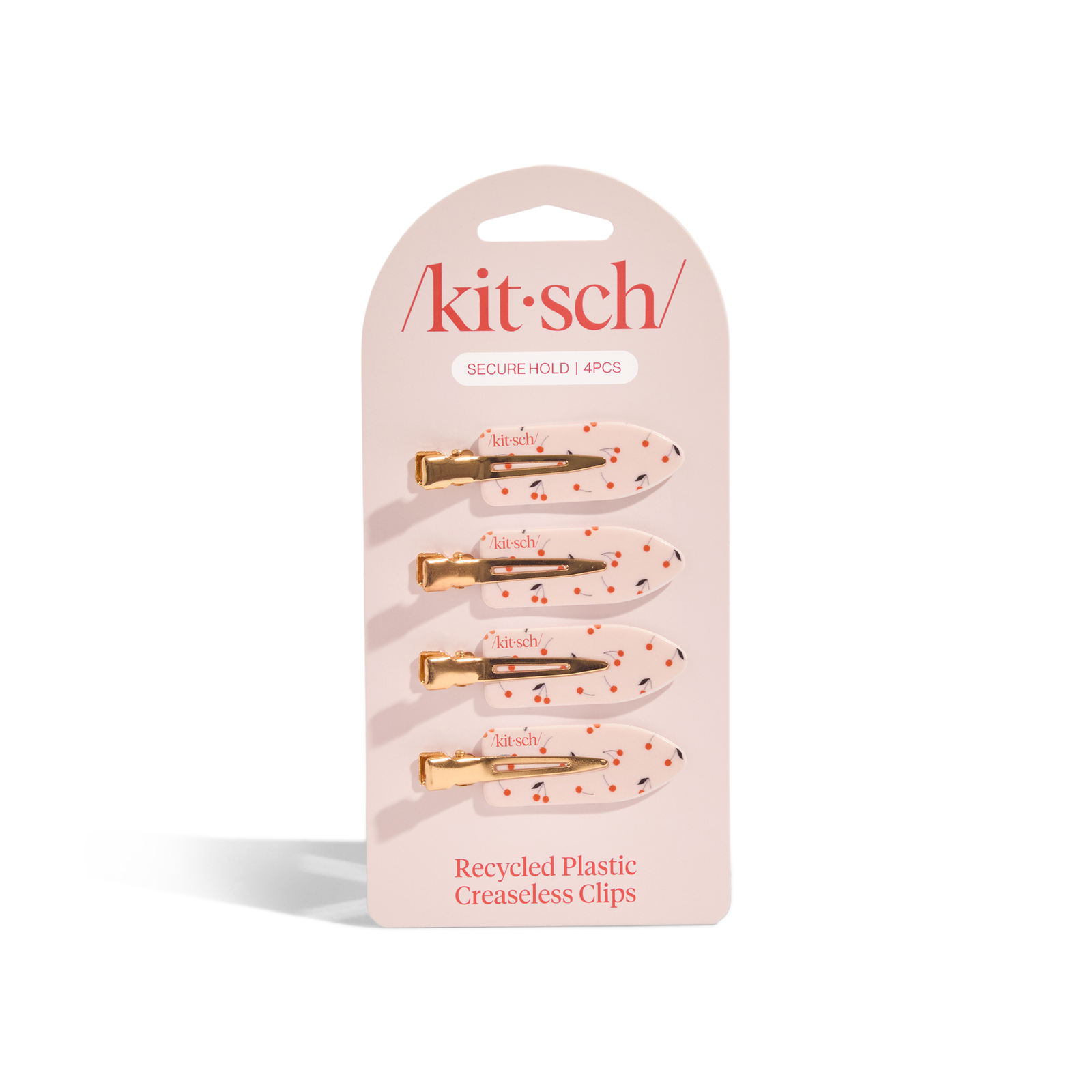 Creaseless Clips 4 Piece Set - Cherry Print