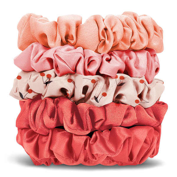 Kitsch Runched Satin Scrunchies 5 Piece Set #2