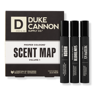 Duke Cannon Supply Co Proper Cologne Scent Map