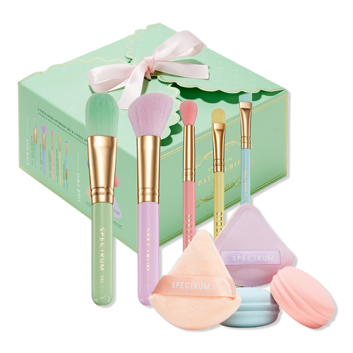 Patisserie Box Makeup Brush, Sponge & Puff Set