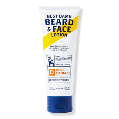 Duke Cannon Supply Co Best Damn Beard & Face Lotion
