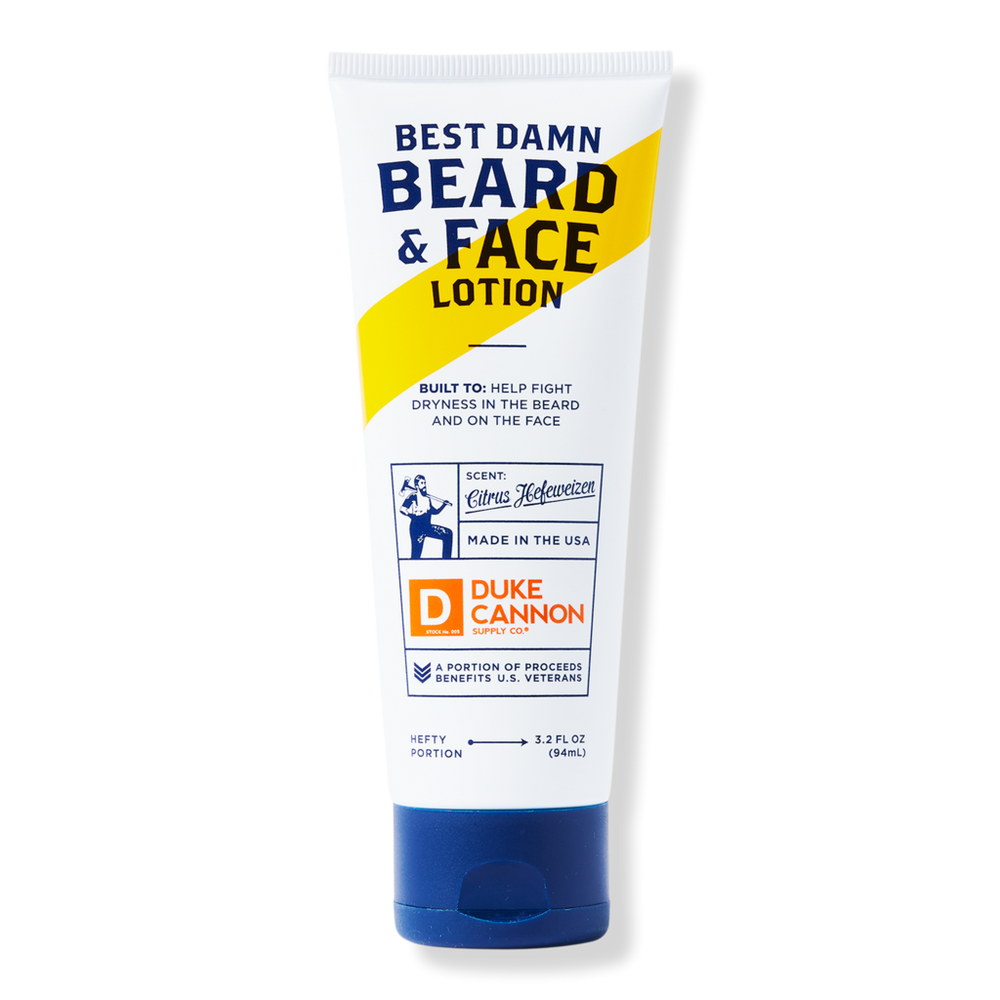 Duke Cannon Supply Co Best Damn Beard & Face Lotion