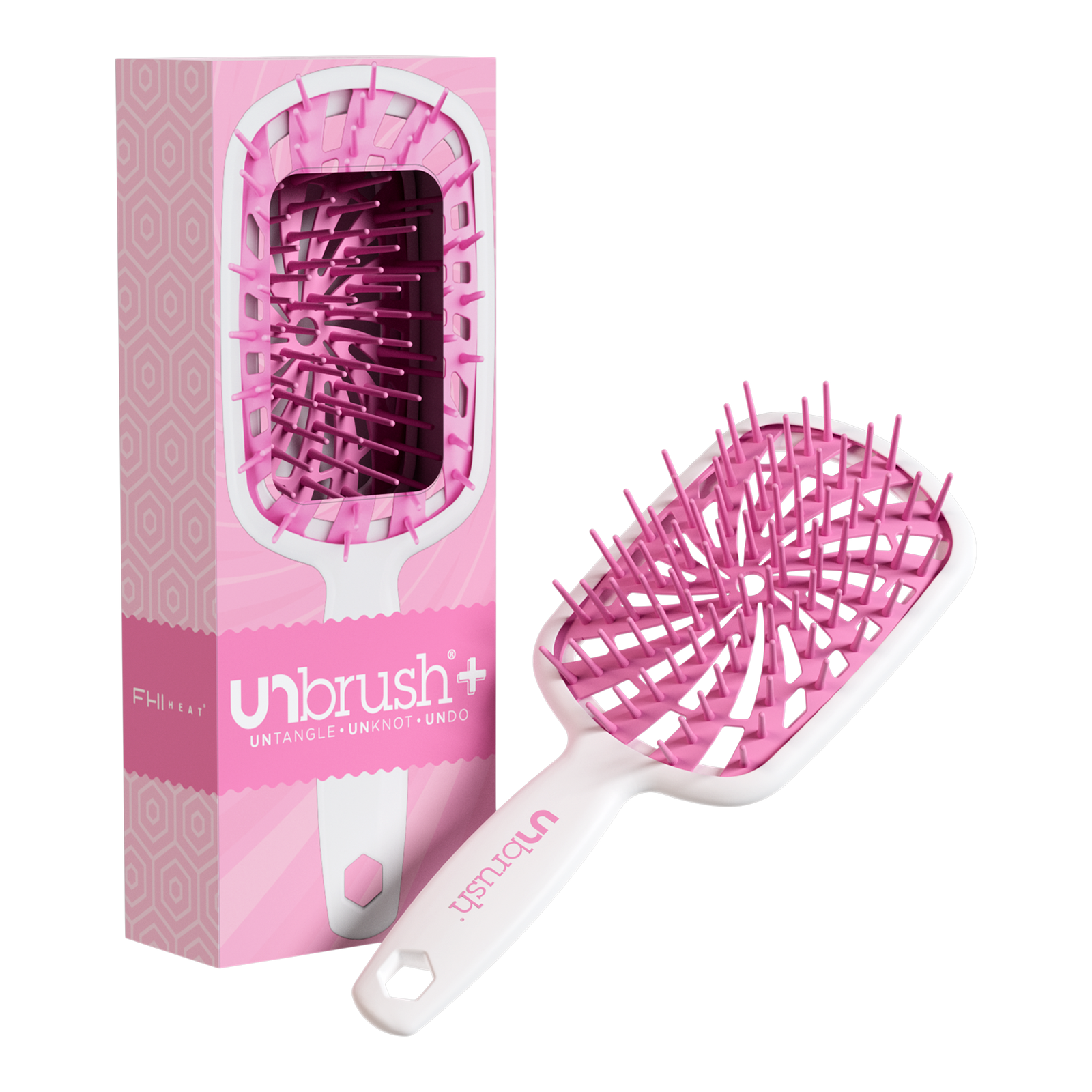 Plus Detangling Hair Brush - Bubble Gum