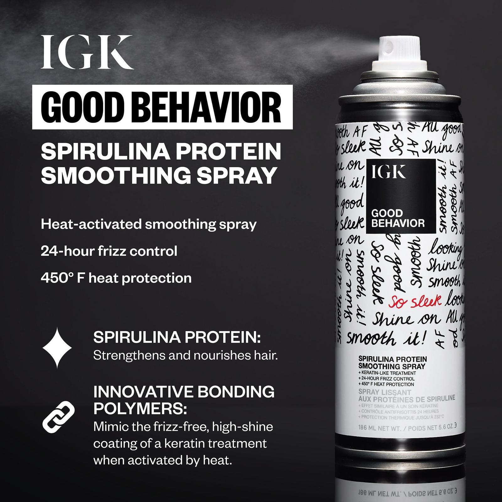 Good Behavior Spirulina Protein Smoothing Spray - 12.0 oz