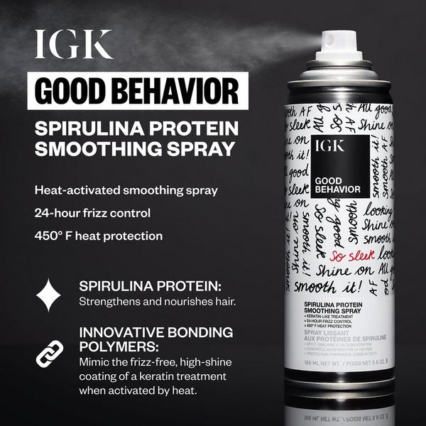 IGK Good Behavior Spirulina Protein Smoothing Spray #2