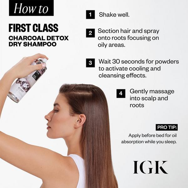 IGK First Class Charcoal Detox Dry Shampoo #4