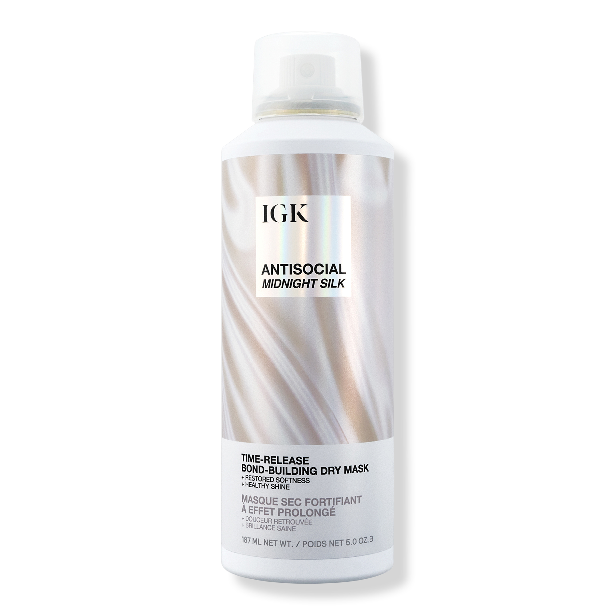 IGK Limited Edition Antisocial Midnight Silk Bond-Building Repair Dry Hair Mask #1