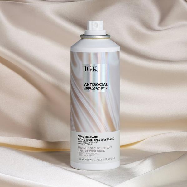 IGK Limited Edition Antisocial Midnight Silk Bond-Building Repair Dry Hair Mask #6