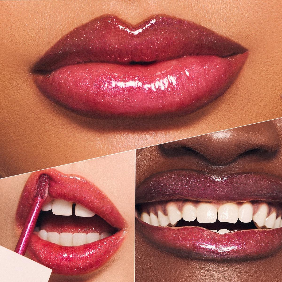 Magic Drip Glitter Lip Gloss - No Fux Fuchsia