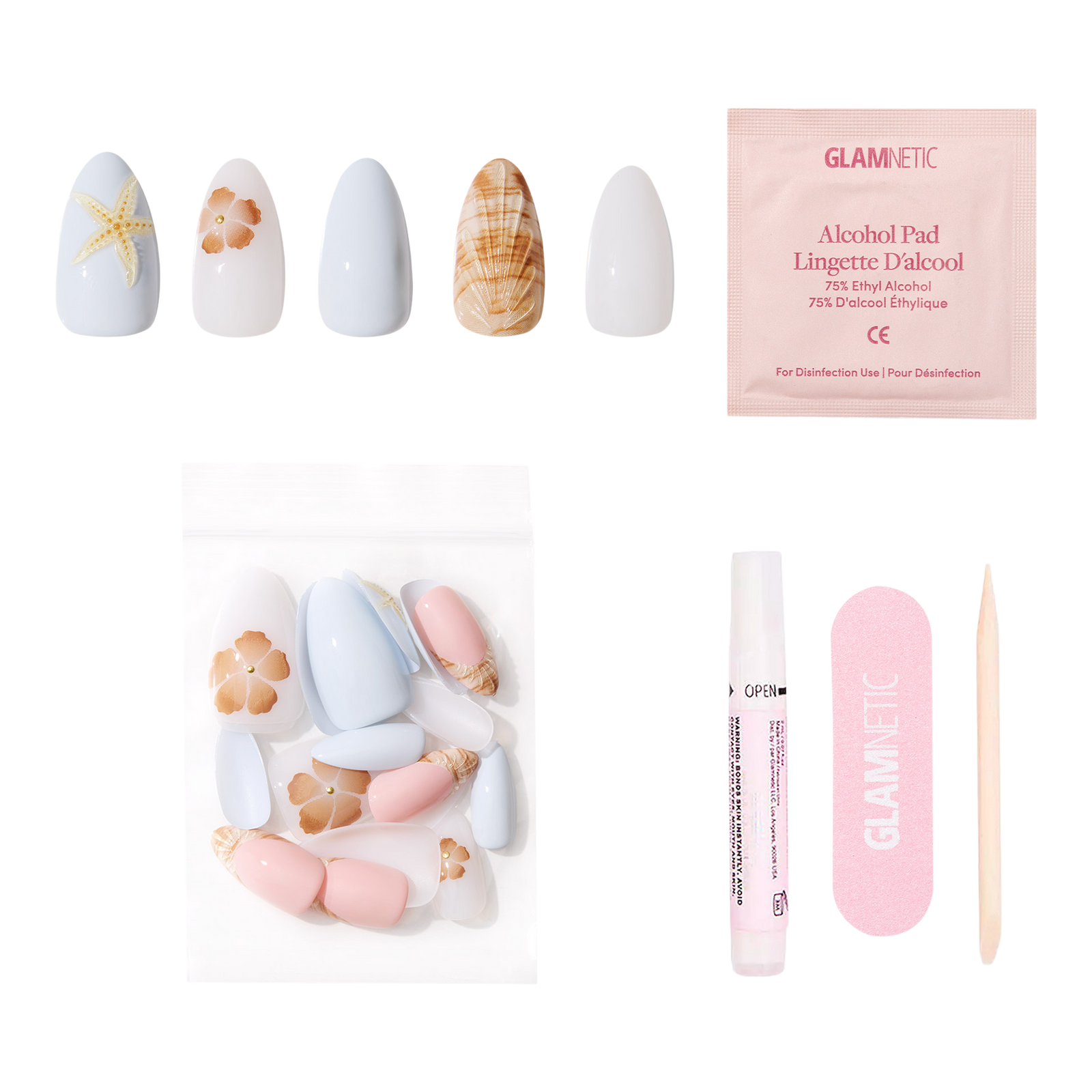 Sea Star Press-On Nails