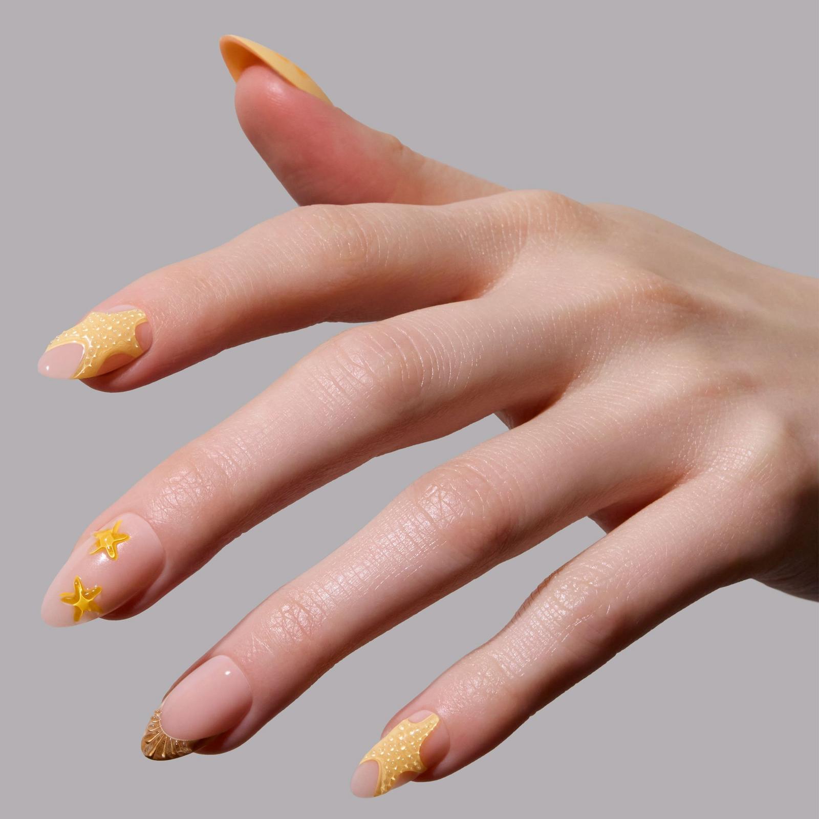 Sunny Shores Press-On Nails