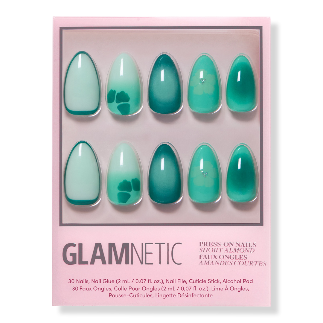 Glamnetic Siren Green Press-On Nails #1