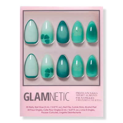 Glamnetic Siren Green Press-On Nails