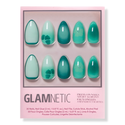 Glamnetic Siren Green Press-On Nails