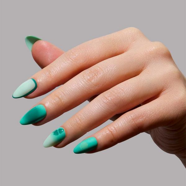 Glamnetic Siren Green Press-On Nails #4