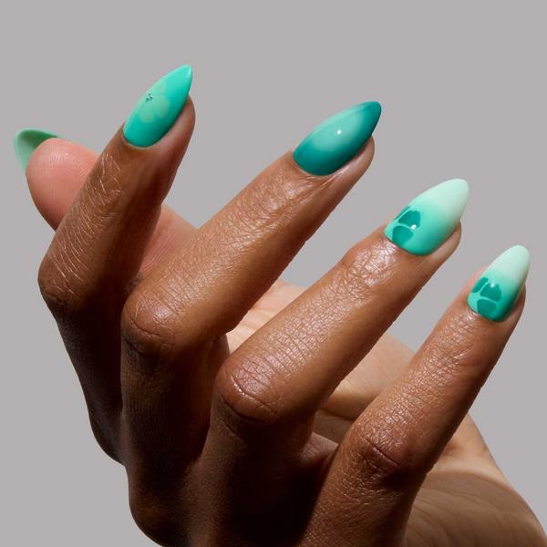 Glamnetic Siren Green Press-On Nails #5