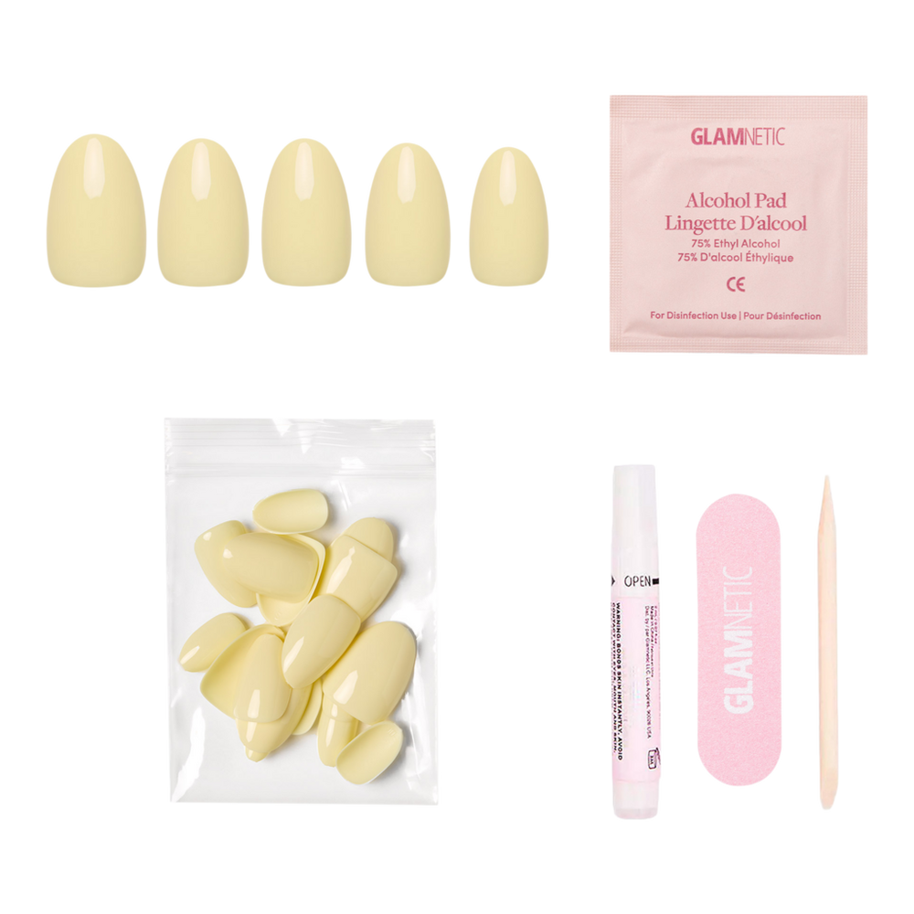 Pastel Yellow Press-On Nails
