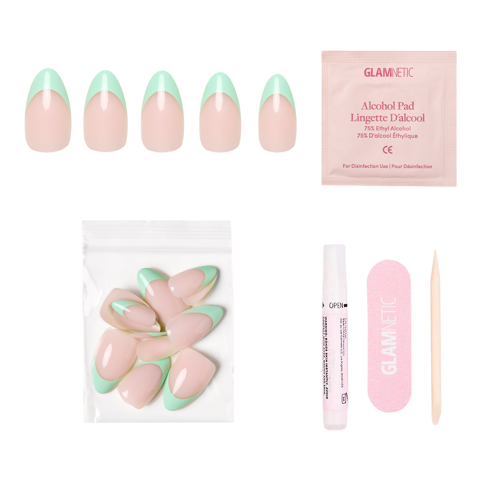 Pistachio Crème Press-On Nails