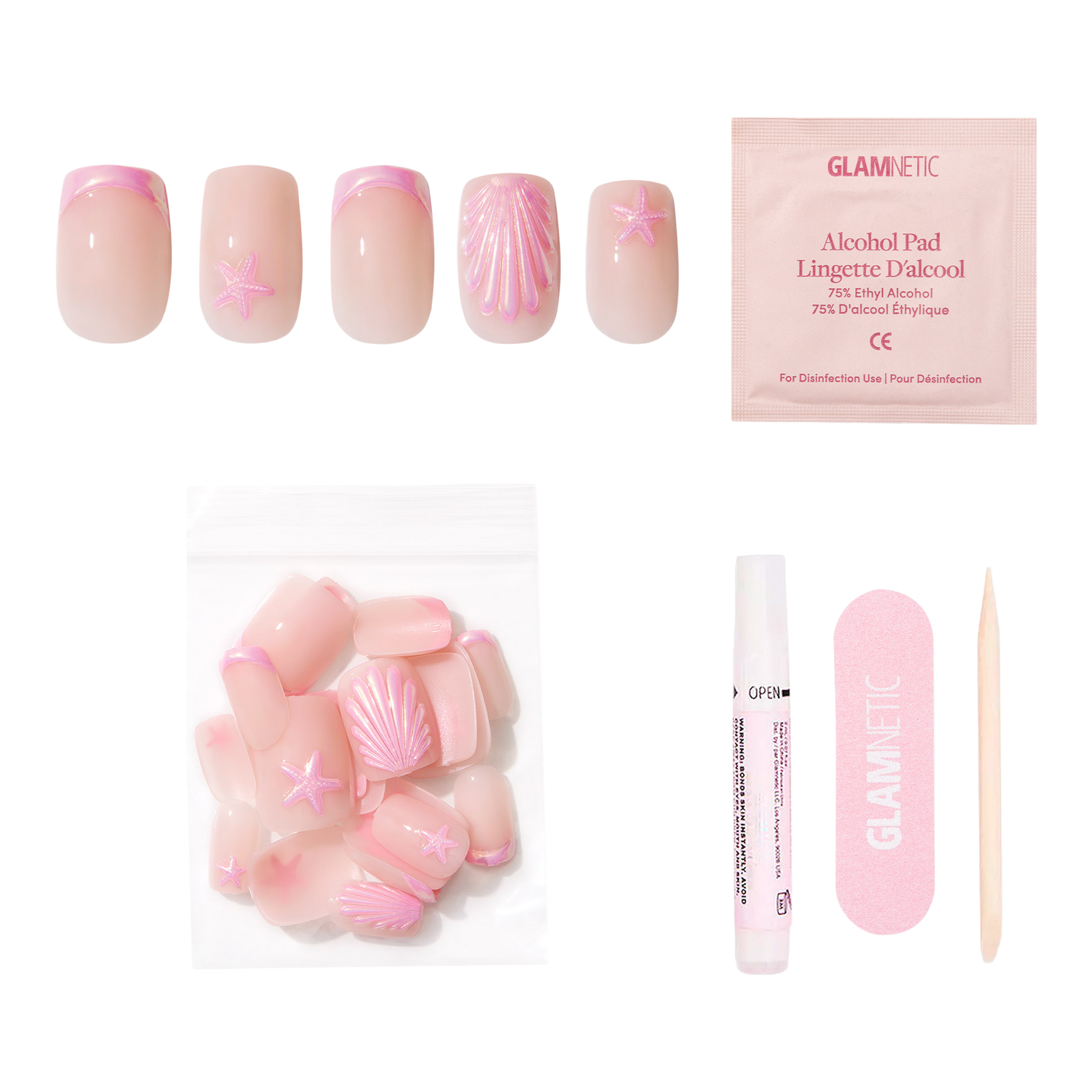 Blush Dunes Press-On Nails