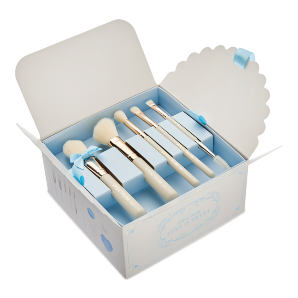 Spectrum Love Is Sweet Makeup Brush, Sponge & Puff Set #6