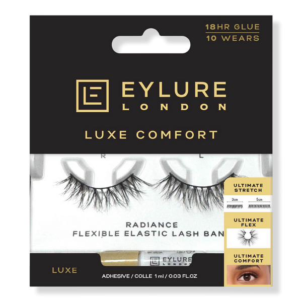 Eylure Luxe Comfort Faux Mink False Eyelashes, Radiance  #1