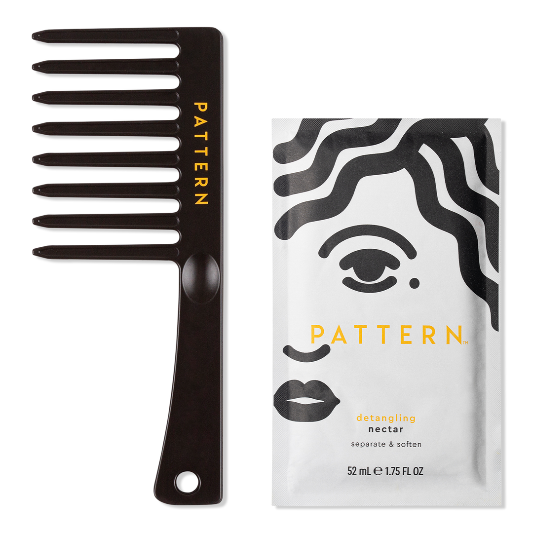 PATTERN Free Mini Wide Tooth + Detangling Nectar Packette with $45 Pattern purchase. #1