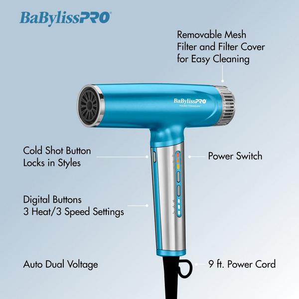 BaBylissPRO Professional Nano Light Ionic Dryer #2