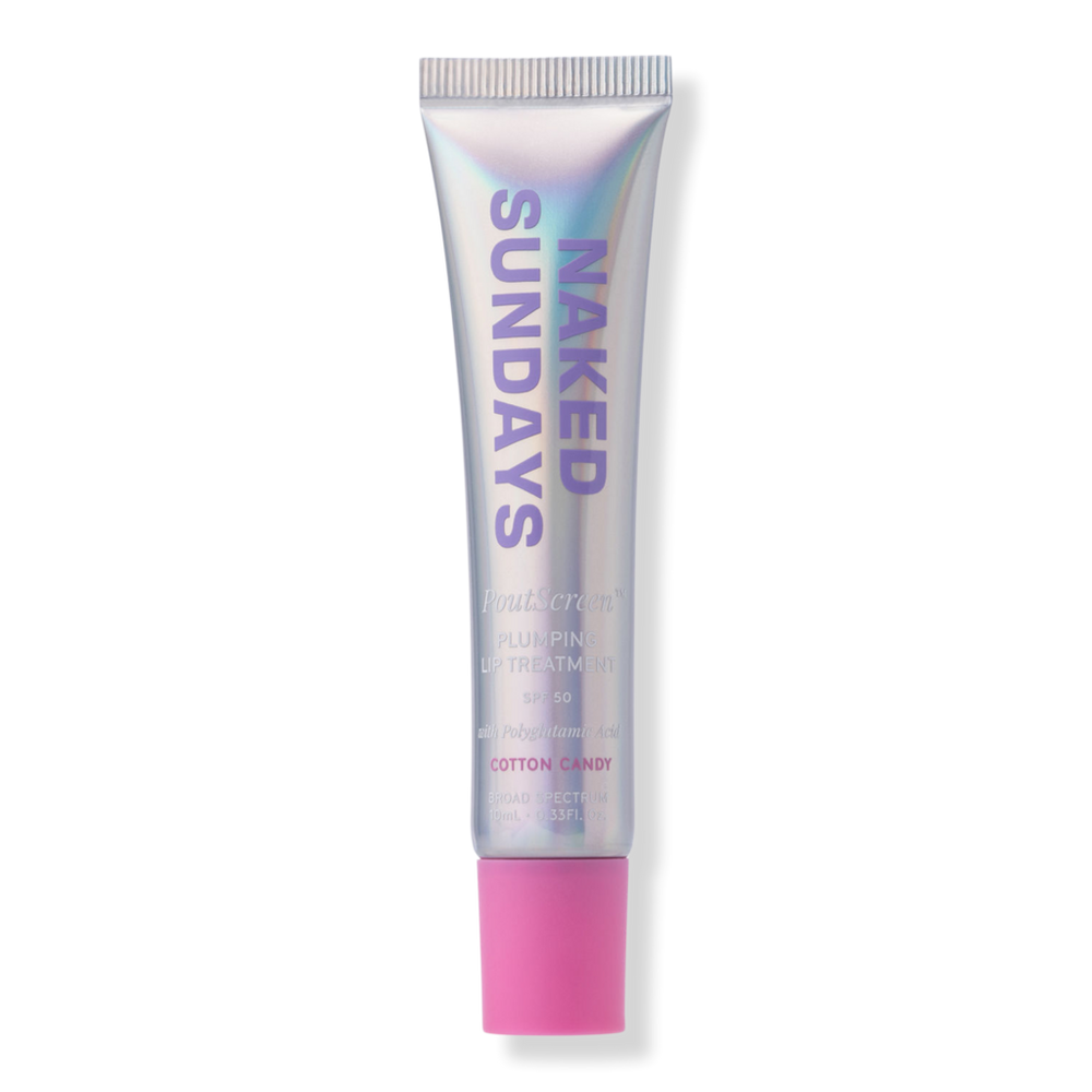 Naked Sundays Poutscreen Lip Treatment Spf 50 - Cotton Candy In Pink