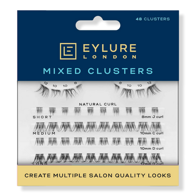 Eylure Mixed Eyelash Cluster Kit with 4 Cluster Styles