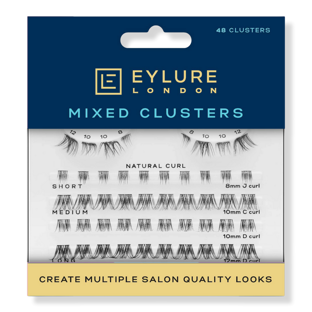 Eylure Mixed Eyelash Cluster Kit With 4 Cluster Styles