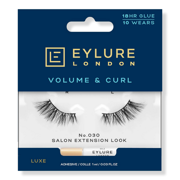 Eylure Volume & Curl 3/4 Length Naturals No. 030 Eyelashes #1