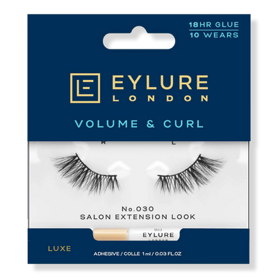 Eylure Volume & Curl 3/4 Length Naturals No. 030 Eyelashes