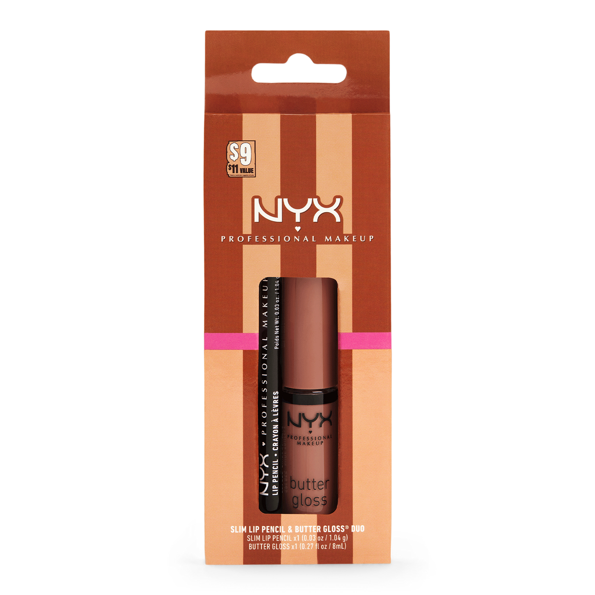 Slim Lip Pencil & Butter Gloss Duo Kit - Slim Lip Pencil in Nude Truffle & Butter Gloss in Madeline