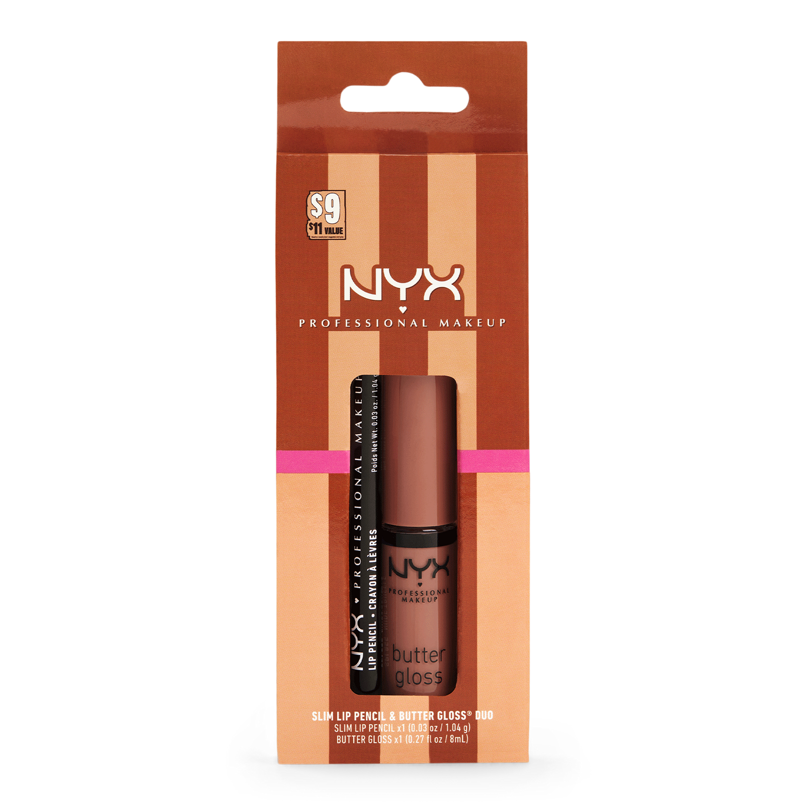 Slim Lip Pencil & Butter Gloss Duo Kit - Slim Lip Pencil in Nude Truffle & Butter Gloss in Madeline
