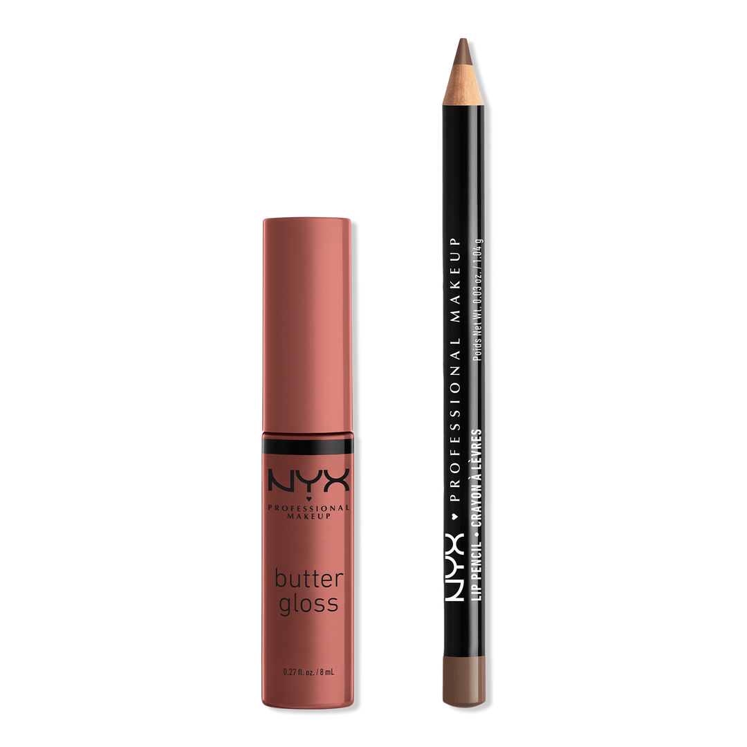 NYX Professional Makeup Slim Lip Pencil & Butter Gloss Duo Kit #1