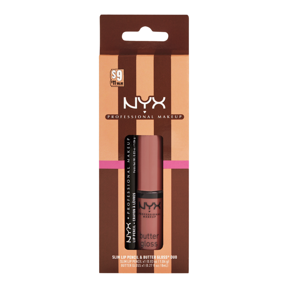 Slim Lip Pencil & Butter Gloss Duo Kit - Slim Lip Pencil in Espresso & Butter Gloss in Praline