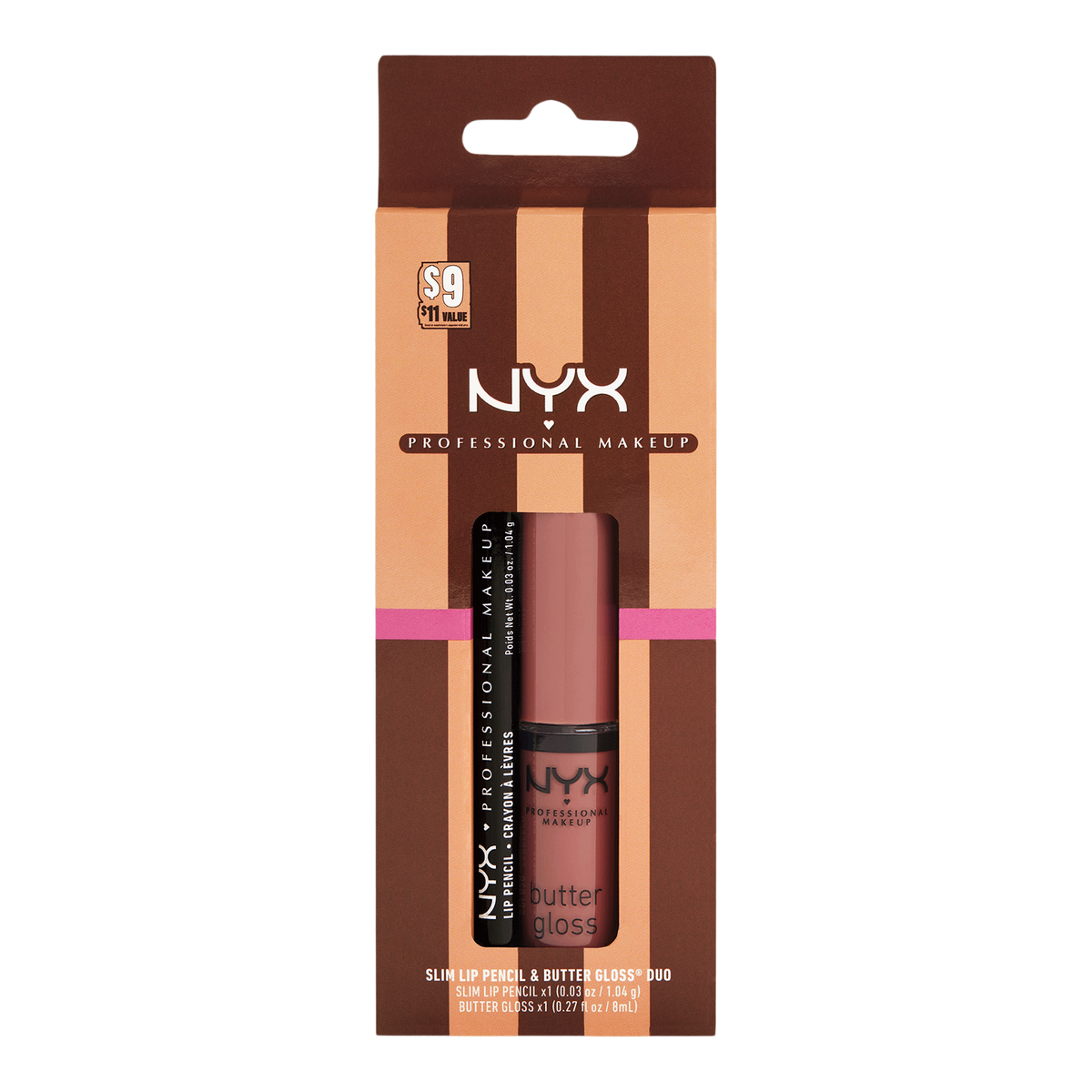 Slim Lip Pencil & Butter Gloss Duo Kit - Slim Lip Pencil in Espresso & Butter Gloss in Praline
