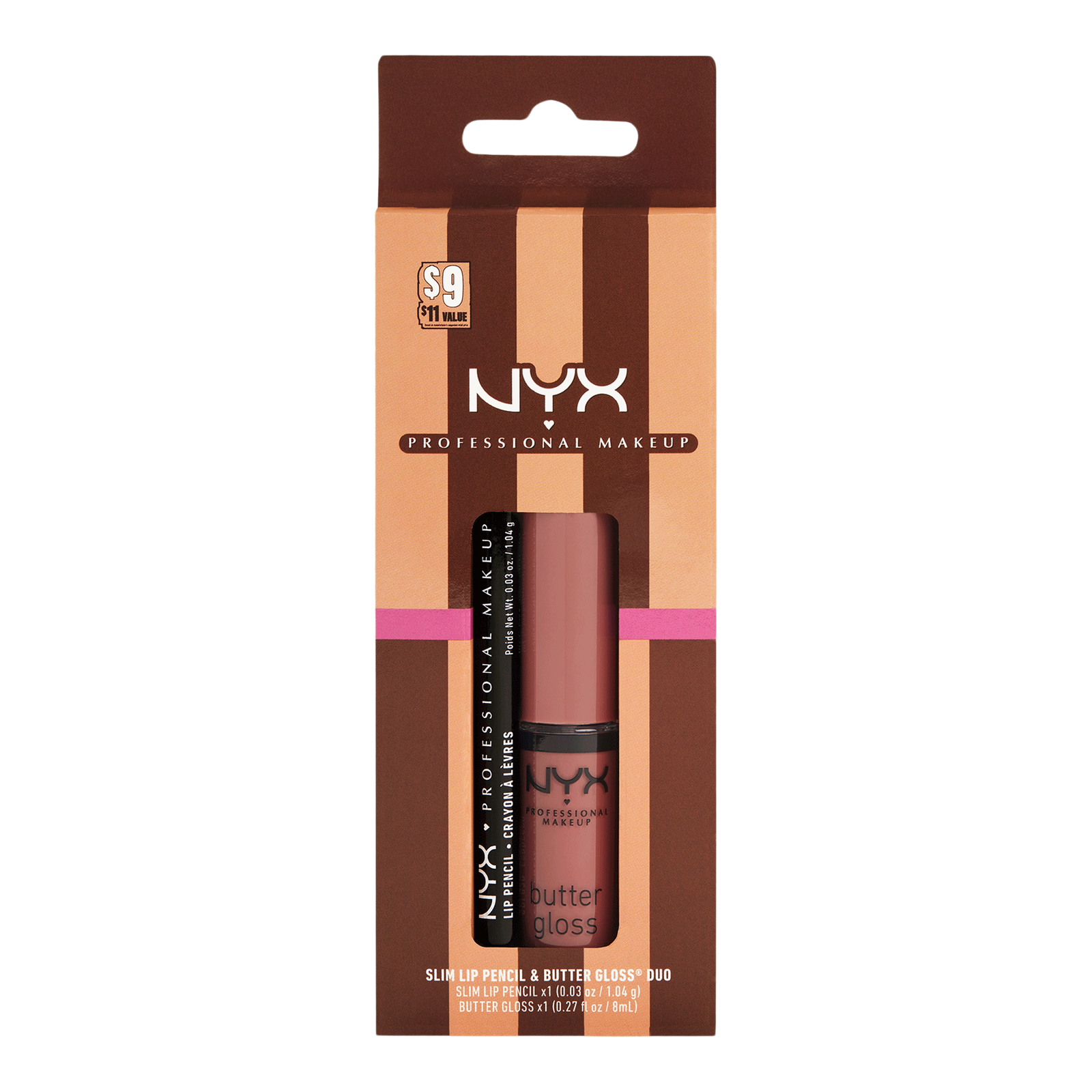 Slim Lip Pencil & Butter Gloss Duo Kit - Slim Lip Pencil in Espresso & Butter Gloss in Praline