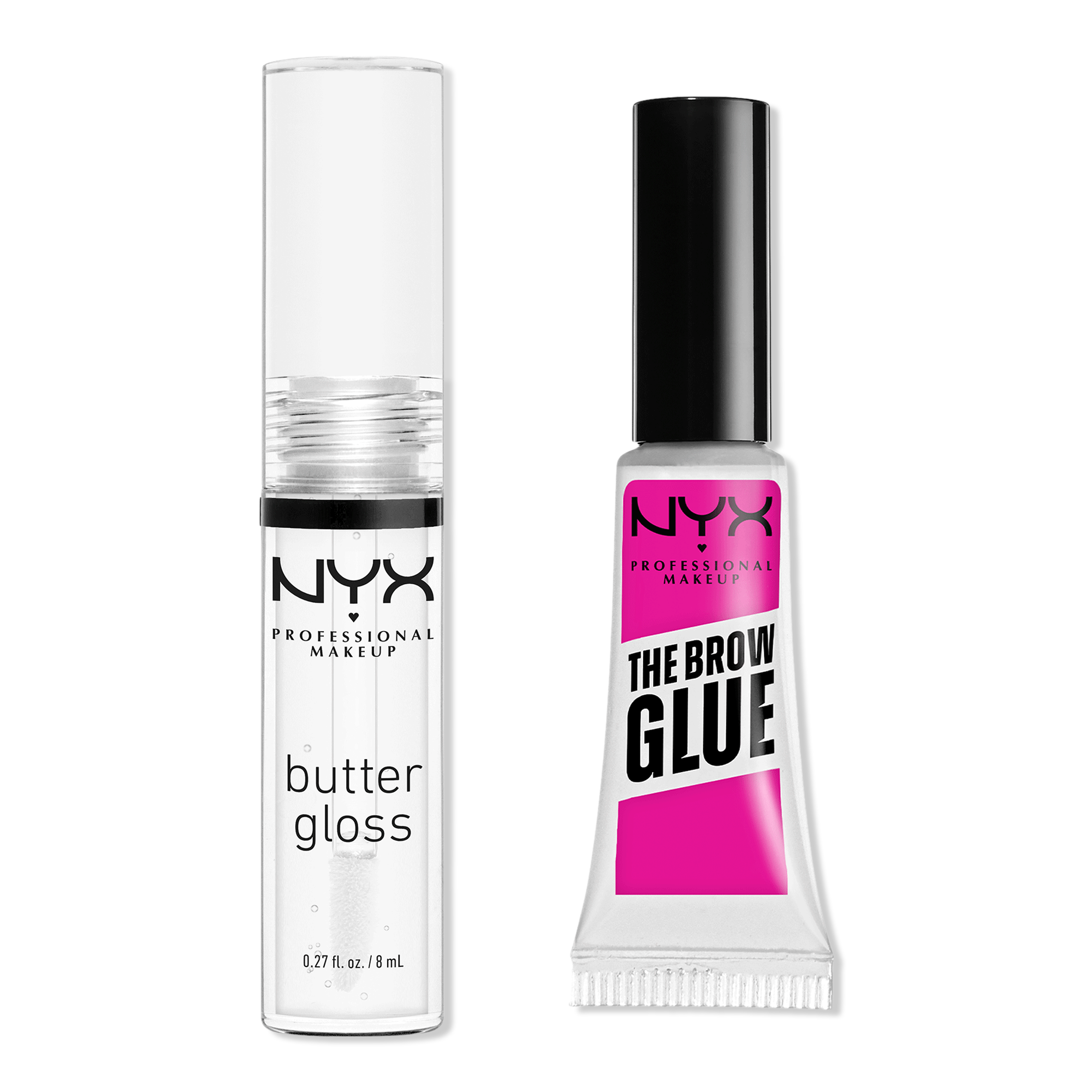 NYX Professional Makeup Butter Gloss & Brow Glue Duo Kit #1