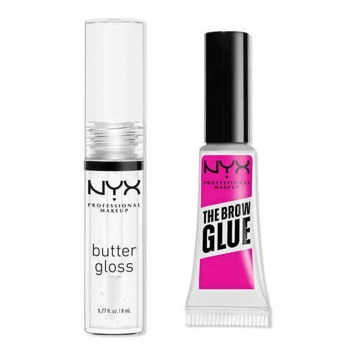 Butter Gloss & Brow Glue Duo Kit - NYX Professional Makeup | Ulta Beauty