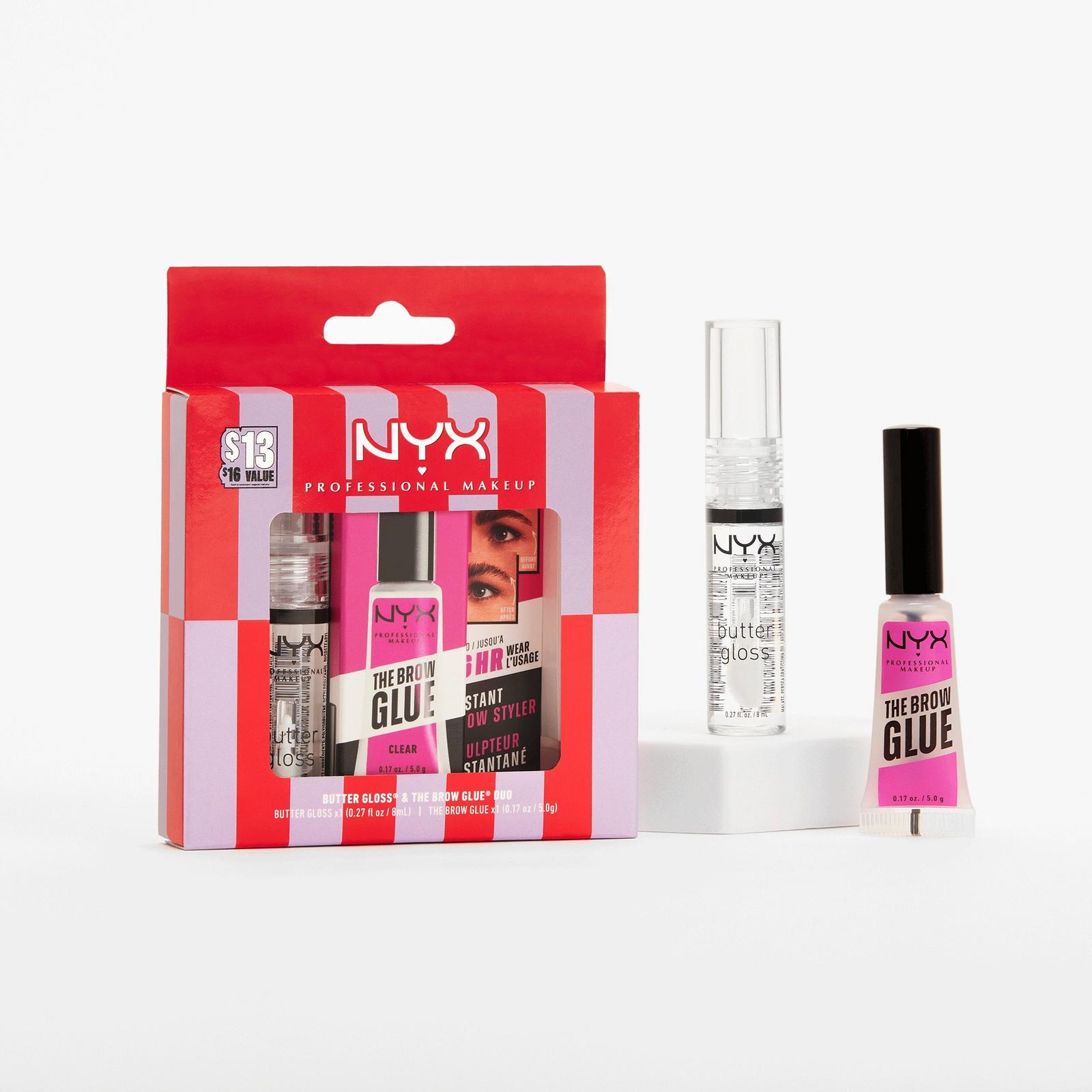 Butter Gloss & Brow Glue Duo Kit