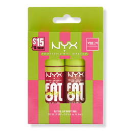 NYX Professional Makeup Fat Oil Lip Drip Lip Oil Duo - Supermodel & Chillin Like a Villian